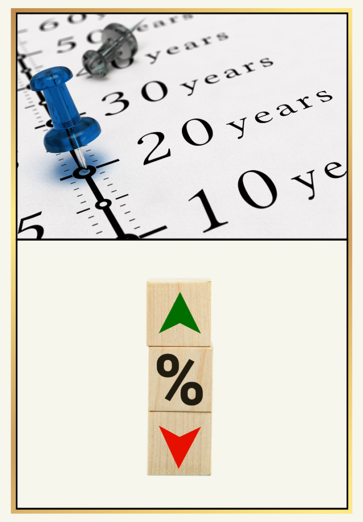 Le taux d'emprunt variera en fonction de la durée de remboursement demandée. Parfois, raccourcir la durée ne vous demande qu'un effort minime de trésorerie supplémentaire et peut vous faire économiser des milliers d'euros en intérêts bancaires