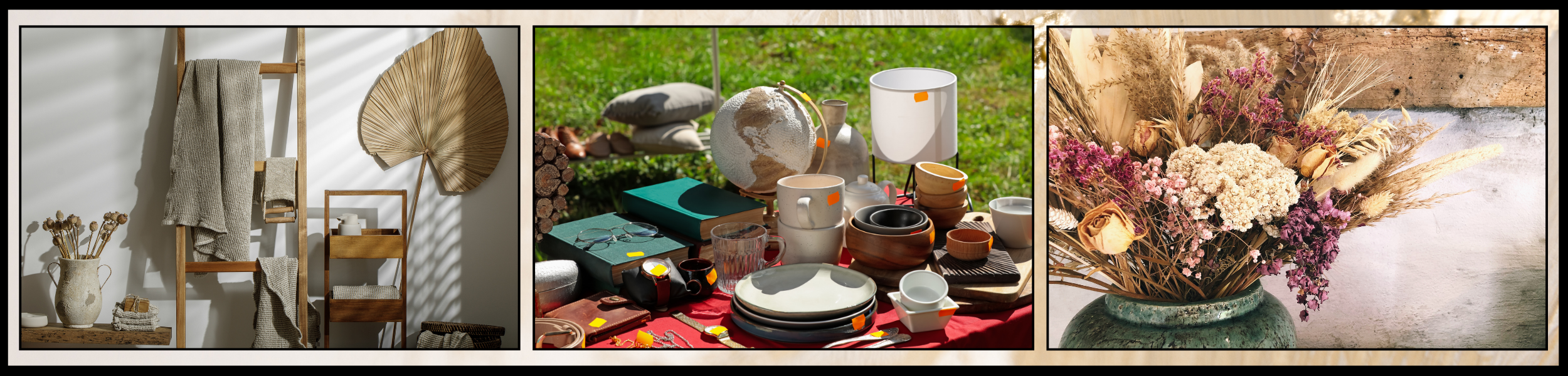 décorer sans se ruiner: quelques astuces collecte, recyclage et DIY